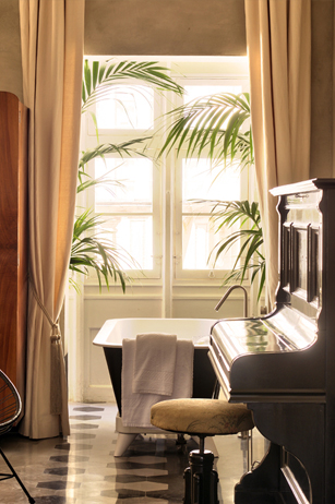 The Piano Nobile Suite at Casa Ellul, a small luxury boutique hotel in Malta