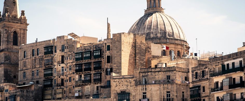 This Valletta baroque architecture gives the city a romantic feel