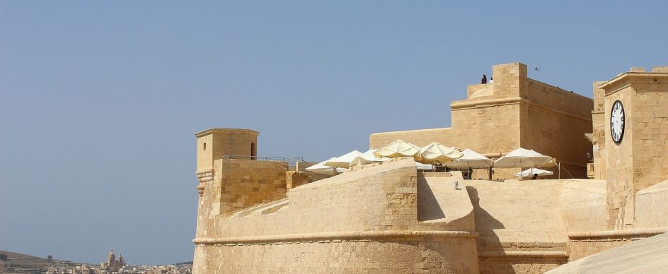 Cittadella fortified city in Malta Gozo