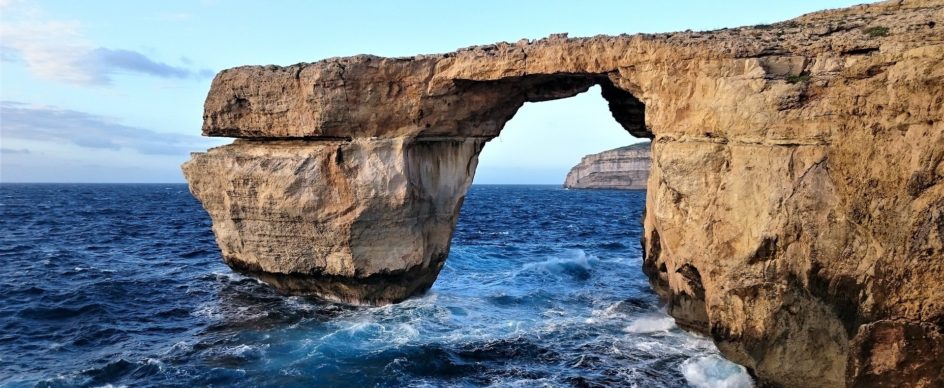 azure window - natural arches in malta
